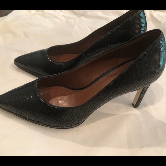 Cole Haan Black Python Pumps - Picture 4 of 7